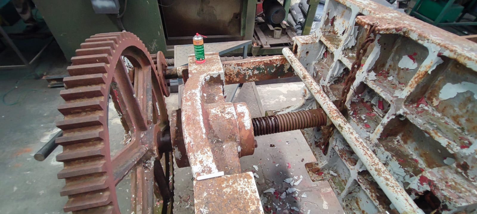 Filtro antes de la reparación